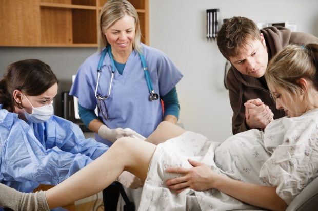 как дышать во время потуг