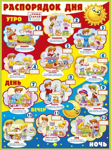 распорядок дня гиперактивного ребенка