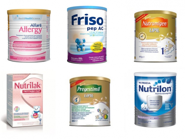 Аллергия на смесь