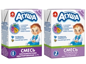 Кисломолочная смесь агуша