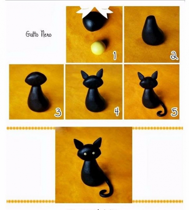 кошка легко