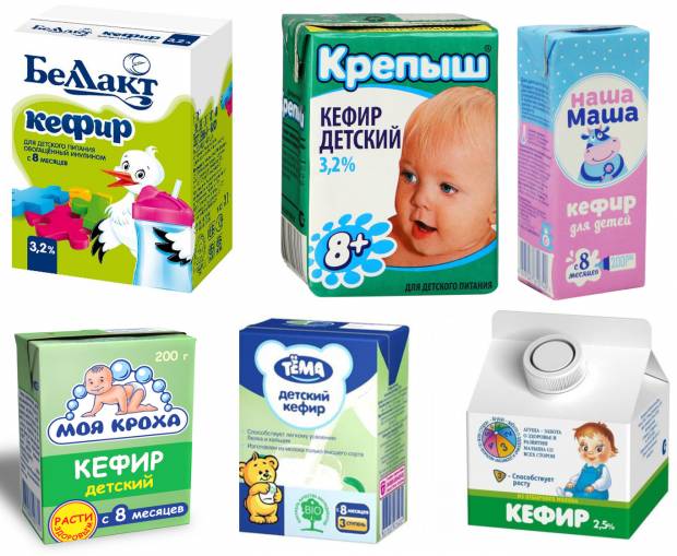 кефир детям