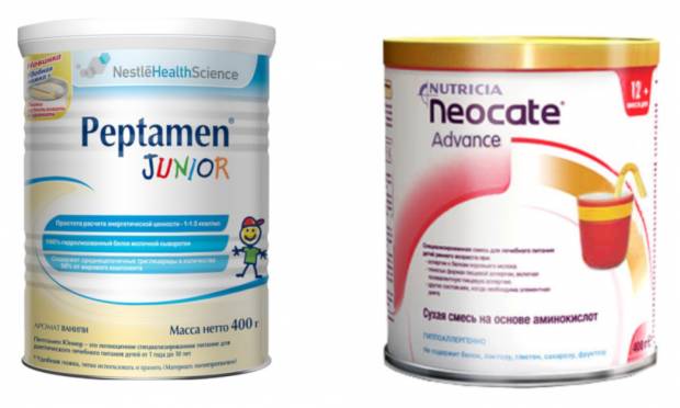 смеси для лечения аллергии у детей после года